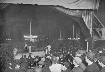 Boxe à Wonderland, Londres, vers 1903