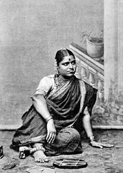 Femme brahmane, Inde, 1917