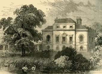 Maison de Brandenburgh, en 1815, vers 1878