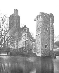 Maçonnerie au château de Caister, Norfolk, 1903