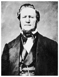 Brigham Young, dirigeant mormon américain, vers 1855-1865 1955