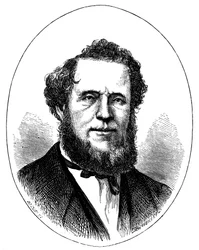 Brigham Young, dirigeant mormon américain, vers 1870