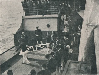 Ramener le Corps sur le Pont, vers 1900, 1910