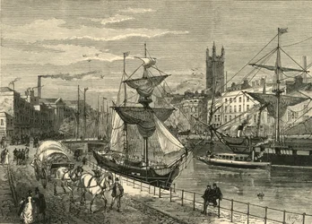 Bristol, depuis St. Augustines Quay, 1898