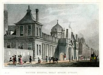 Musée britannique, Great Russell Street, Londres, 19e siècle