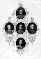 Figures militaires britanniques et maréchaux, 1837