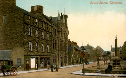 Broad Street, Kirkwall, Orkney, Écosse, 20e siècle