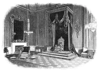 Buckingham Palace : La Salle du Trône, 1886