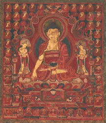 Bouddha Shakyamuni en tant que Seigneur des Munis, milieu du 17ème siècle