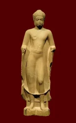 Bouddha cambodgien, période pré-angkorienne, 7e siècle