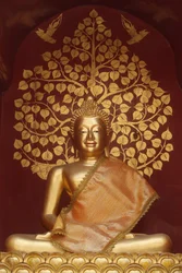 Statue de Bouddha à Wat Phan On, Chiang Mai, Thaïlande