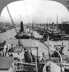 Docks de Buenos Aires, Argentine, vers 1900