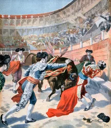 Corrida à Madrid, Espagne, 1894