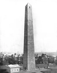 Monument de Bunker Hill, Charlestown, Massachusetts, USA, vers 1900