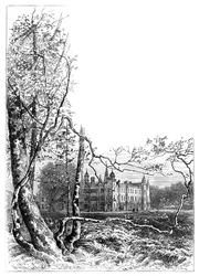 Jardins de Burleigh House, Stamford, Lincolnshire, 1900