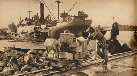 Scènes animées à Benghazi, 1943