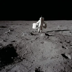 Buzz Aldrin à Tranquility Base