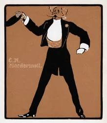 CH MacDermott 1845-1901, star du music-hall, fin du 19e siècle