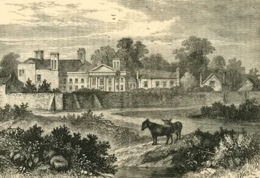 Caen Wood, Maison de Lord Mansfield, en 1785