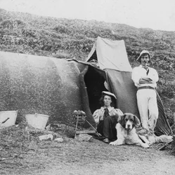 Camping, début du XXe siècle