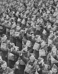 Les aviateurs canadiens arrivent, 1939