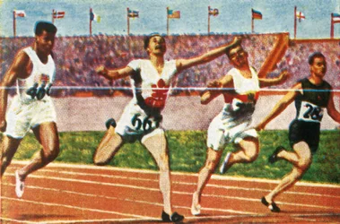 Le sprinteur canadien Percy Williams, 1928