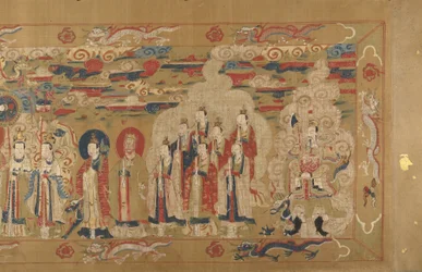 Rouleau de canonisation de Li Zhong, colophon daté 1641