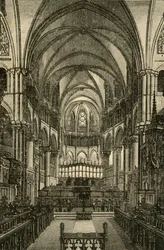 Cathédrale de Canterbury - Le Chœur, 1898