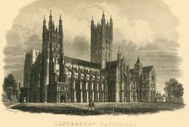 Cathédrale de Canterbury, début-milieu du 19ème siècle