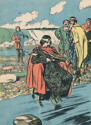 Canute ordonne à la marée de s