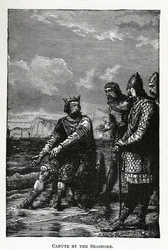 Canute au bord de la mer, 1882