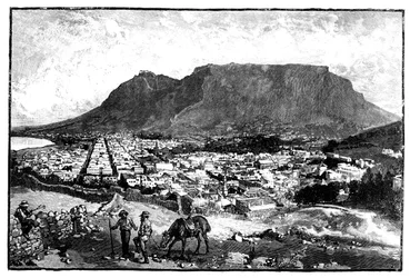 Le Cap, Afrique du Sud, vers 1888