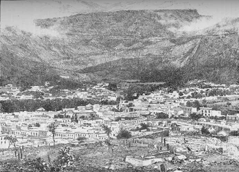 Le Cap et la montagne de la Table, Afrique du Sud, vers 1900-1906
