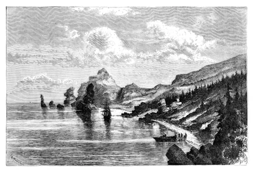 Cap la Jonquière, Sakhaline, Russie, 1895