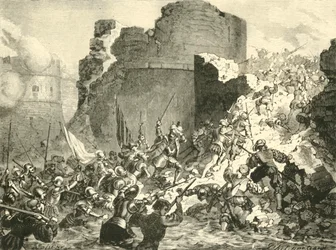 Capture de Calais par les Français sous le duc de Guise, 1558, 1890