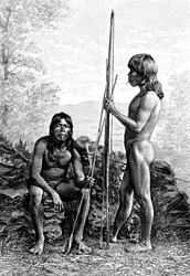 Indiens Caraya, Amérique du Sud