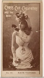 Carte numéro 12, Kate Vaughn, de la série Acteurs et Actrices N145-2 émise par Duke