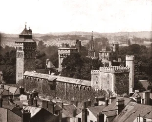 Château de Cardiff, Cardiff, Pays de Galles, 1894