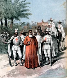 Cardinal Lavigerie, fondateur de la Société anti-esclavagiste, 1891