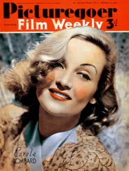 Carole Lombard 1908-1942, actrice américaine, 1940