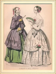 Robes de bal et de carrosse, 19e siècle