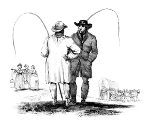 Charretiers, début 19ème siècle