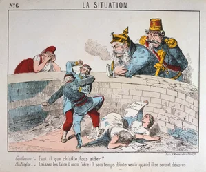 Caricature, Commune de Paris, 1871