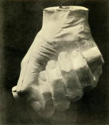 Moulage de la main droite de Lincoln, 1860, 1930