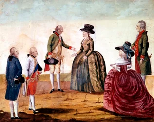 Catherine II, la Grande 1729-96 Impératrice de Russie, 1787