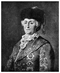 Catherine la Grande, impératrice de Russie, 1787