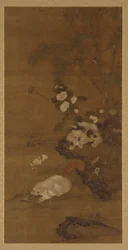 Chats, oiseaux et fleurs, 15e siècle