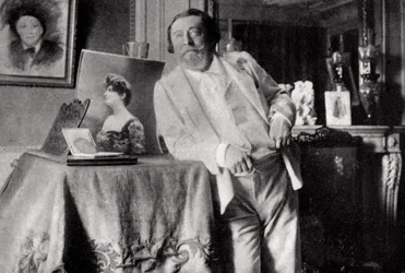 Catulle Mendès, poète et homme de lettres français, 1906