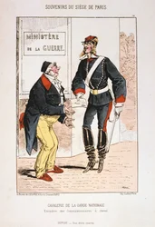 Cavalerie de la Garde nationale, siège de Paris, 1870-1871