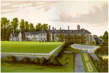 Cefn Mably, Glamorgan, Pays de Galles, maison de la famille Kemeys-Tynte, vers 1880